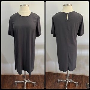 Eileen Fisher Tencel Blend Shift Dress